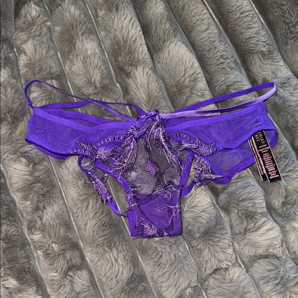 Victoria's Secret Purple Lace Panties